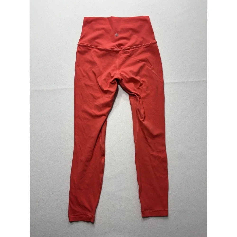 Lululemon Leggings Womens XS Red High Rise 26